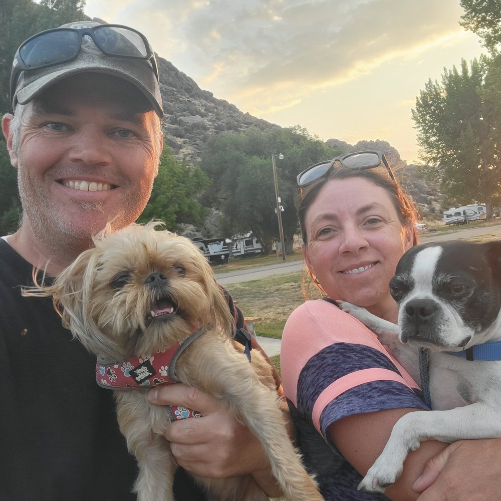 Marques and Laura, owners of Sunny Ridge RV Park