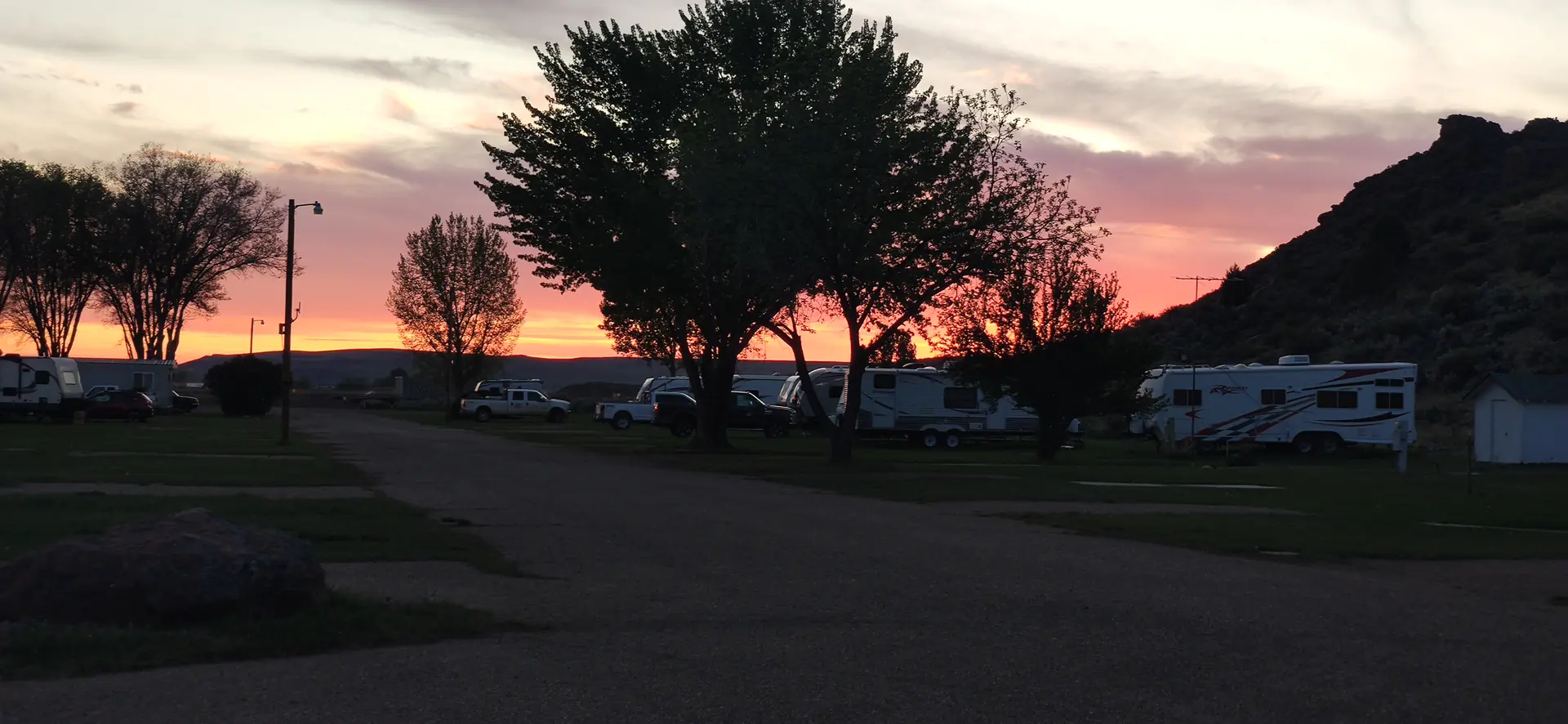 Sunset over Sunny Ridge